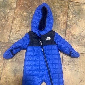 The North Face infant bunting - blue - 3-6 month size, blue, perfect condition